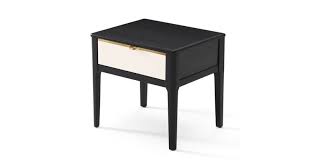 Ivette Side Table Black White