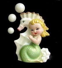 Mermaid Wall Plaque Or Shelf Sitter For