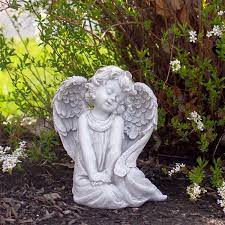 Northlight 8 75 In Grey Sitting Angel