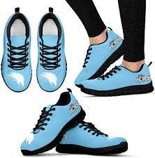 Amazon Com Light Blue Women S Horse Lover Sneakers Sketcher Shoes Style With White Horse Silhouette On A Blue Shoe Clothing