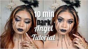 10 min dark angel halloween makeup