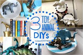3 diy decor projects using toy animals