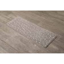 taupe bath rug runner mat memory foam