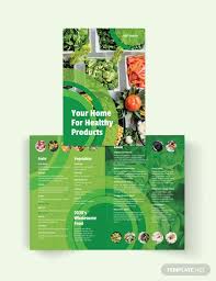 10 healthy food brochures design