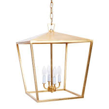 Goldleaf Lantern Style Chandelier Centuria