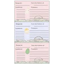 Yummy 5 Free Printable Recipe Card Templates For Microsoft Word