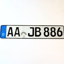 Januar 2020 und dem 31. Aalen Ostalbkreis Germany License Plate Aa Jb 886 License Plate Germany Plates