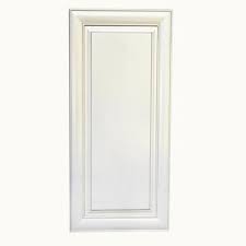 It is one of the few styles that are not a shaker or a flat panel design. Plywell Ready To Assemble 9x30x12 In High Single Door Wall Cabinet In Antique White Awxw0930 The Home Depot