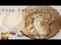 easy apple cobbler bisquick mix you