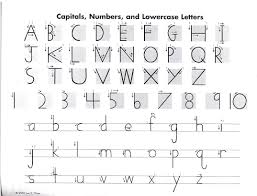 Handwriting Without Tears Letter Formation Charts