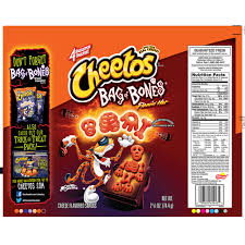 cheetos bag of bones flamin hot