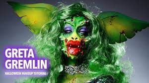 greta gremlin halloween makeup tutorial