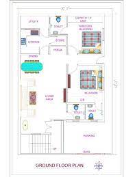 30x45 South Facing House Plan