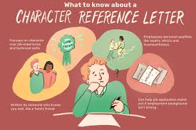 character reference letter exle and