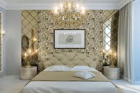gold bedroom vanity decoration