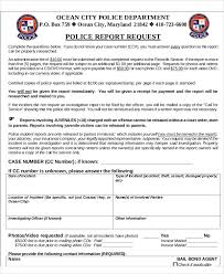 9 Police Report Templates Free Sample Example Format Download