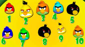 Angry Birds SONG for Kids and Children - Learn to Count Number Puzzle  Games! - YouTube