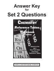 chemistry reference tables workbook