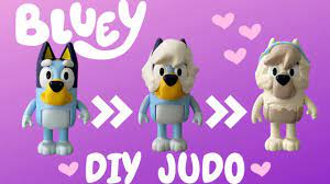 😍 DIY Bluey! Make your own Judo Toy! Learn to Make Bluey's Friend Judo!  New Bluey Toys - YouTube