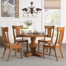 teak round dining table set 4 seater