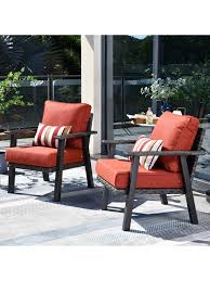 Ovios 2 Pcs Patio Dining Chairs Outdoor