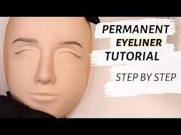 permanent eyeliner tutorial step by