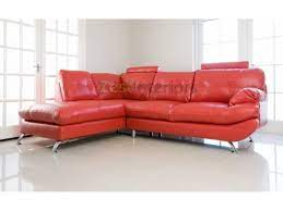 Modern faux leather futon sofa bed fold up & down recliner couch with cup holder. Verona Stylish Red Left Large Corner Faux Leather Sofa