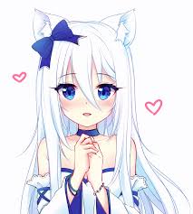 Anime is well known for being able to express. Cute Anime Girl With Cat Ears Materi Pelajaran 2