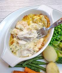 cod mornay with prawns foodle club