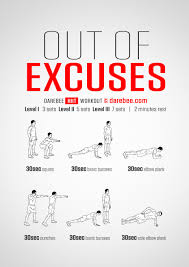 out of excuses workout