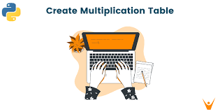 how to create multiplication table in