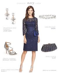 navy blue lace tail dress