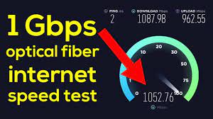 Testing my 1Gbps optical fiber internet connection – Gigabit internet speed  test - YouTube