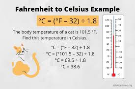 Convert Fahrenheit To Celsius Example