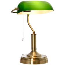 Homcom Banker S Table Lamp Desk Lamp
