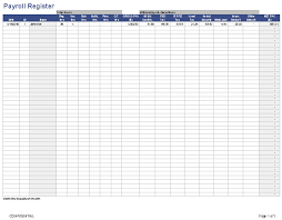 Payroll Template Free Employee Payroll Template For Excel