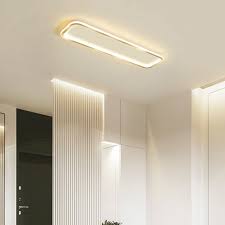 Rectangular Hallway Flush Ceiling Light