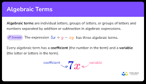 algebraic terms gcse maths steps