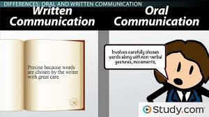vs written communication skills