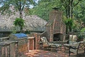 The Brick Outdoor Fireplace So Much