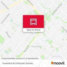 how to get to hurontario st at elia ave