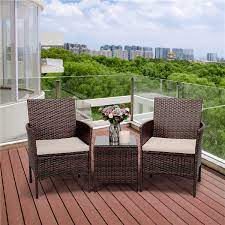 Pe Rattan Wicker Chairs And Table