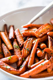 oven roasted carrots with maple