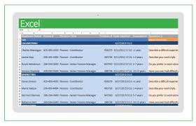 top excel templates for human resources