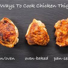 Chicken Thigh Oven Cooking Time gambar png