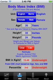 Apps For Iphone Ipad And Ipod Touch Bmi Cdc Body Mass