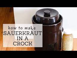 sauer crock recipe how to make