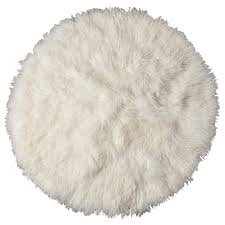 fur rug white round rug round fur rugs