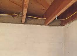 insulating basement walls with embedded