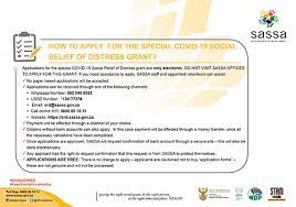South africans, permanent residents or refugees registered on the home affairs system; Covid 19 Srd Grant